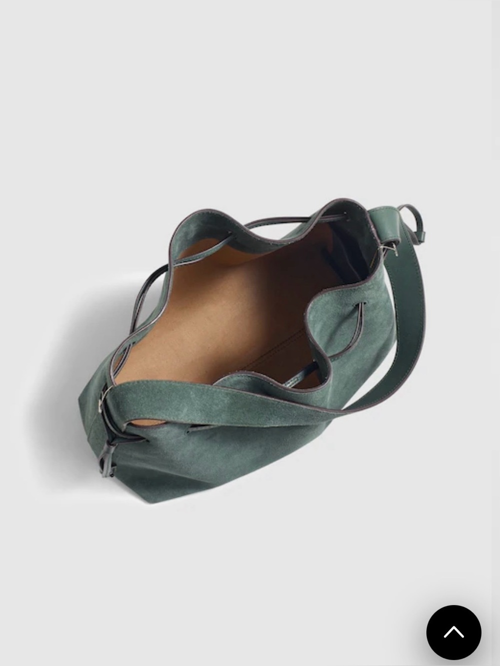 madewell • drawstring bag in suede - Picture 2 of 7